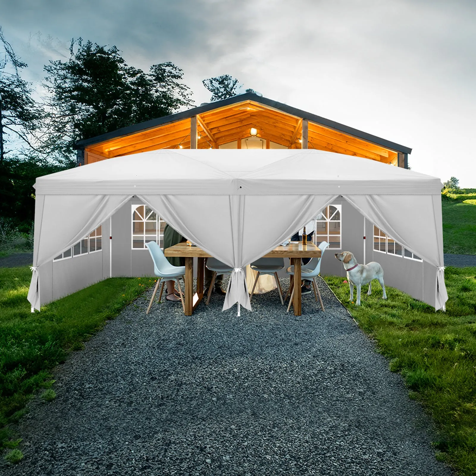 White 6 3 Pergola X Advertising 6M Worldwide availability Home Don't wait Sides, Folding Shed Parking Tent