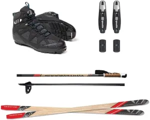 Whitewoods Whitetail Adult Metal Edge Cross-Country NNN Ski Package - Skis, Boots, Bindings, Poles | 180CM (for Skiers 156-175 lbs.)