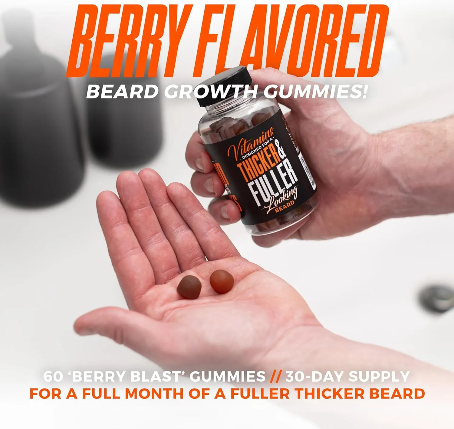 Wild Willies Beard Growth Dual Threat: Beard Growth Gummies and Serum Kit for Men - Biotin, Caffeine & Essential Growth Oil for Fuller, Thicker Facial Hair - Beard Vitamins & Enhance Beard Growth