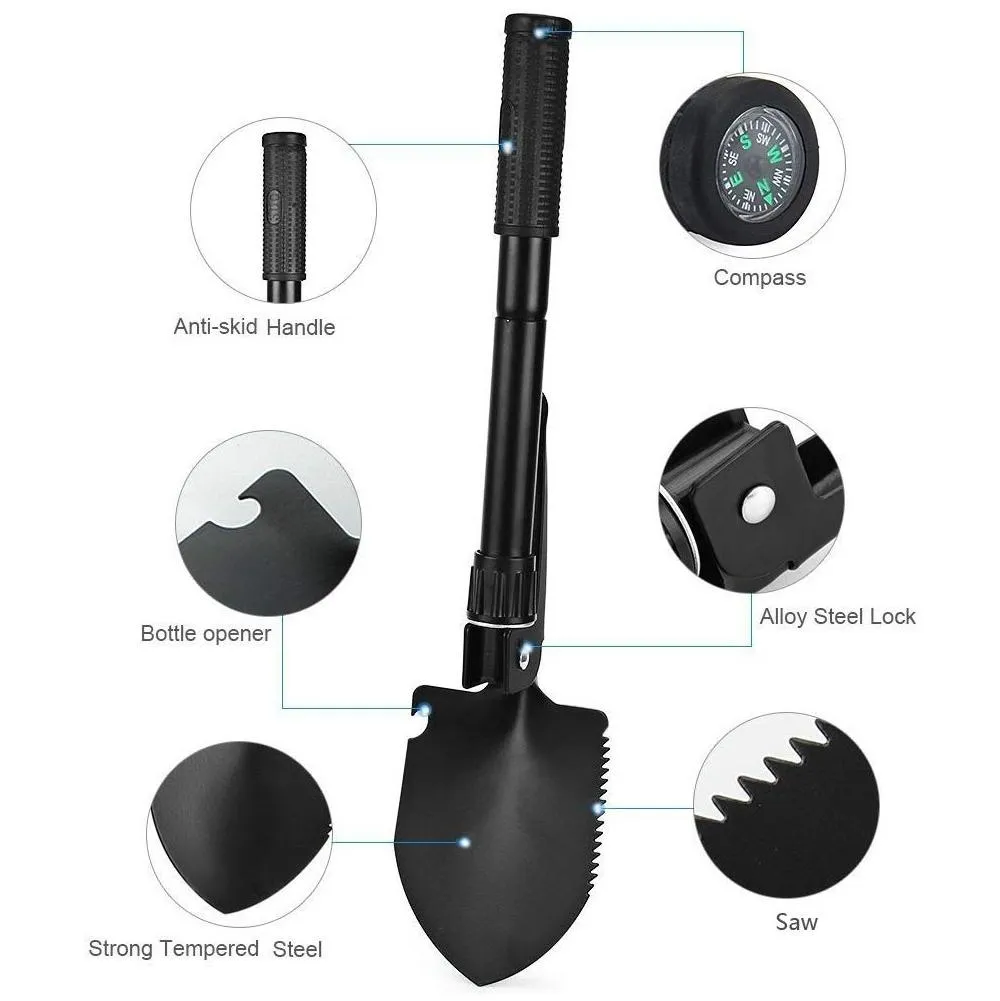 With Carrying Thanksgiving sale Military Multifunction Bundle deal Bag - Folding BoBKY Shovel