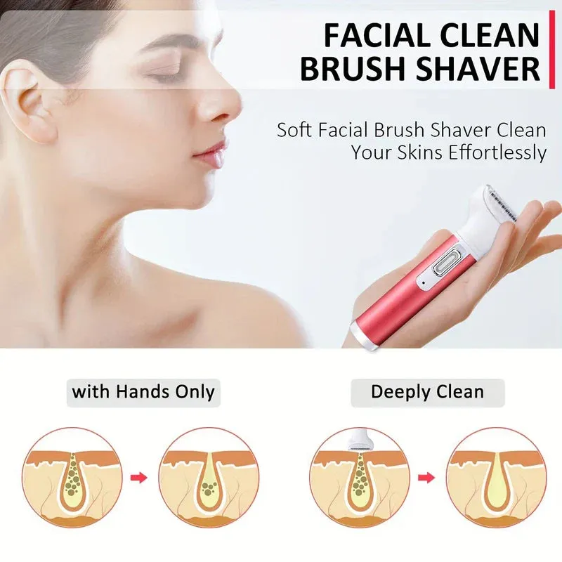 Women's 5-in-1 Electric Shaver Kit USB Rechargeable