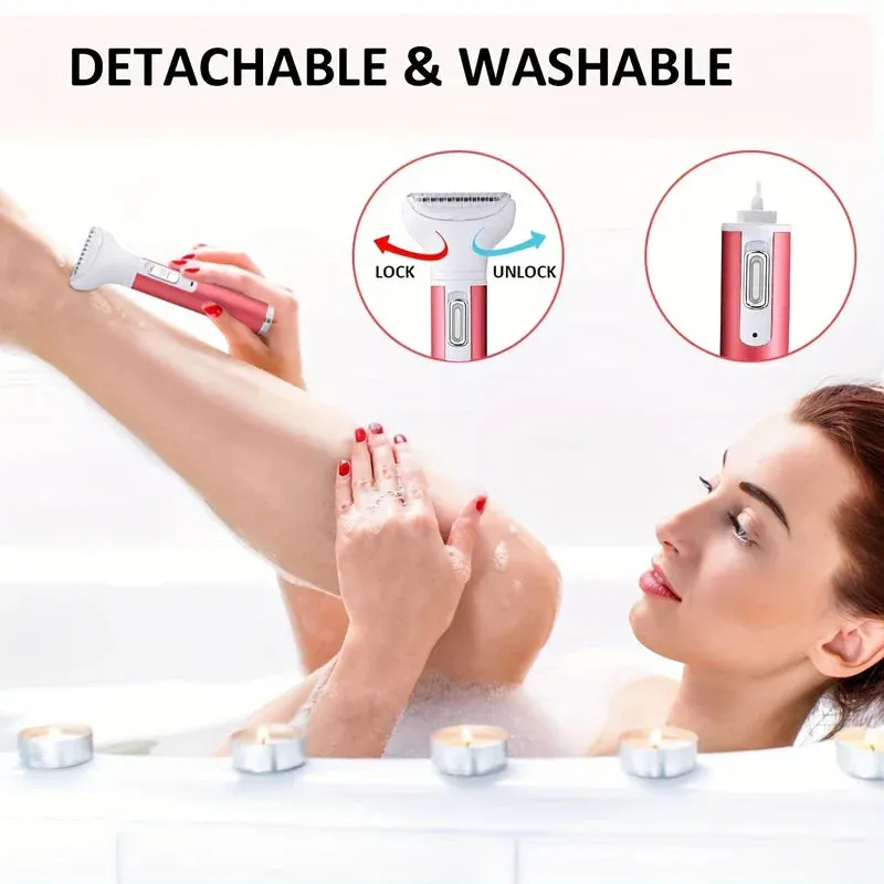 Women's 5-in-1 Electric Shaver Kit USB Rechargeable