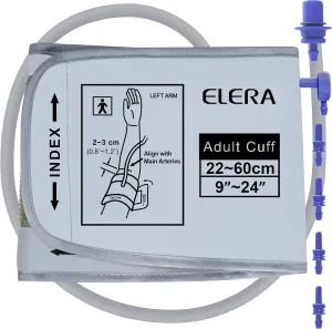 XXL Blood Pressure Cuff 9”-24” (22-60CM) Compatible with All Automatic Blood Pressure Monitors, Extra Large BP Replacement Cuff for Big Arms - Includes 6 Connectors
